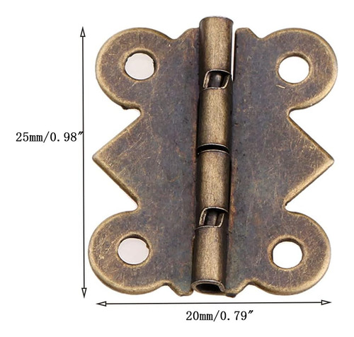 Bisagras De Mariposas De 4 Paquetes Dophee, 0.98x0.79 Bisagr