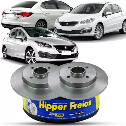 Discos De Freno Traseros C/ruleman Peugeot 308 408 C4 Citroe