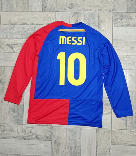 Camiseta Barcelona 2009 Manga Larga Messi (Usado)
