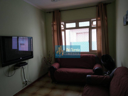 Imagem 2 de 11 de Apartamento Com 2 Dormitórios À Venda, 87 M² Por R$ 220.000,00 - Canto Do Forte - Praia Grande/sp - Ap0739