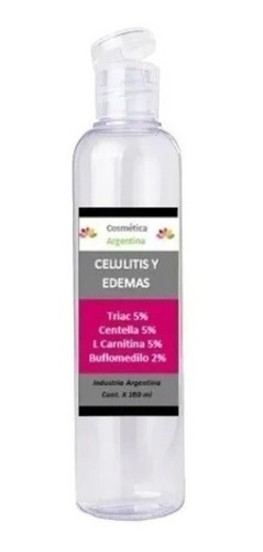 Gel Celulitis Y Edemas C/ Triac Centella Asiatica Carnitina