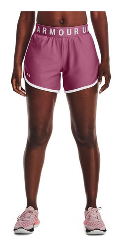 Shorts Under Armour Play Up 5in Mujer-rosa