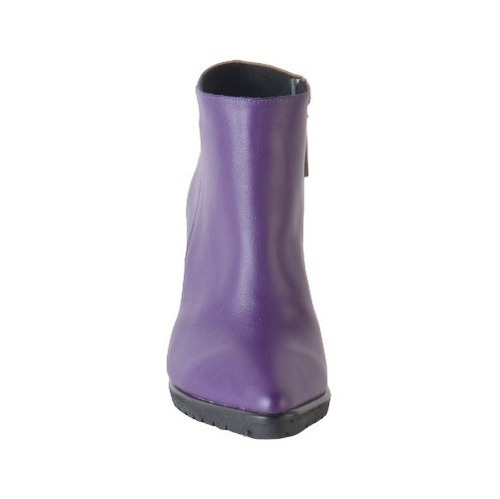 Imagen 3 de 7 de Botas Botinetas De Mujer De Cuero Serpentina - Ferraro -