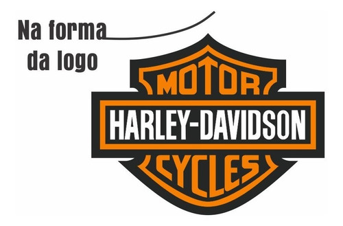 Kit 2 Adesivos Harley Davidson Tambor 200l Caveira Logo