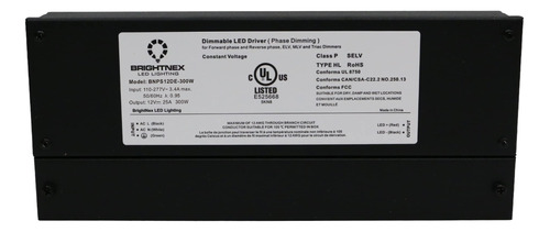 Led Lighting 12v Cc Transformador Regulable 300w Controlador
