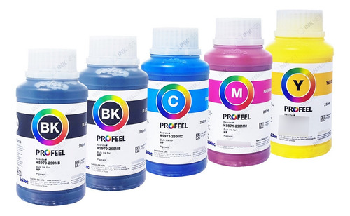 5 X250ml Tinta Pigment Inktec H5970 H5971 Maxify Pro X