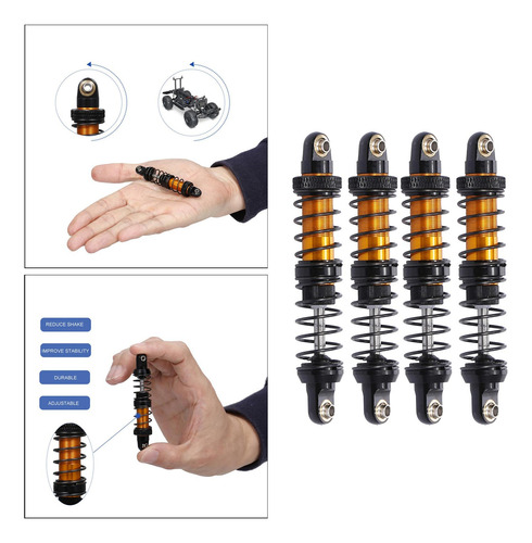 Amortiguador De Coche Rc Para Accesorio De Modelo De 70 Mm