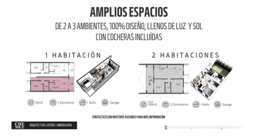 Imagen 3 de 11 de Departamentos Con Ambientes Amplios Y Balcones