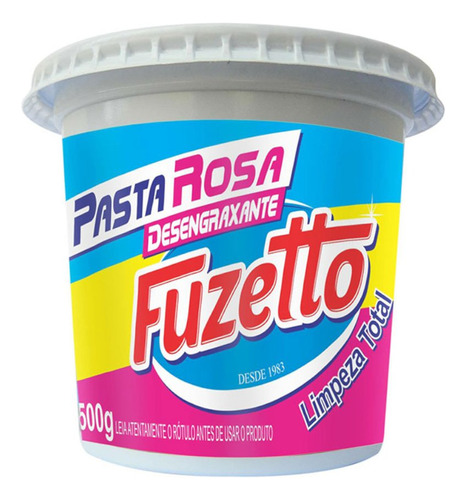 Pasta Desengraxante Fuzetto 500g Rosa