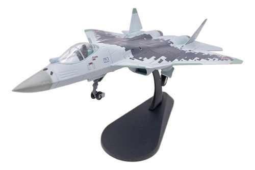 1:100 Airplane Russian Air Force Su-57 Alloy Fighter
