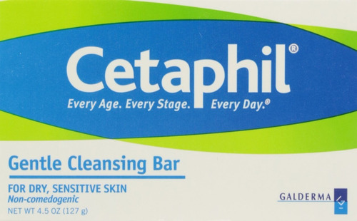 Cetaphil Gentle Cleansing Bar Piel Seca / Sensible 4.50 Onza