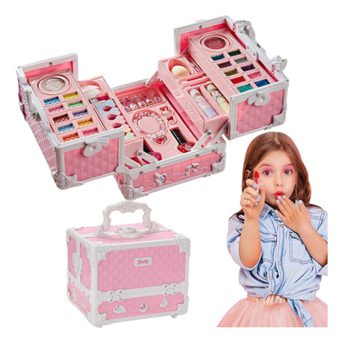 Set Juguetes De Maquillaje Para Niñas Lavable Regalos Niños