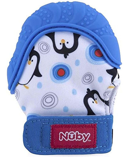 Nuby Happy Hands Relajante Denticion Manopla Con Bolsa De V