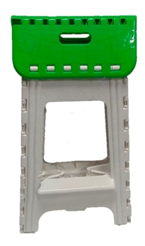 Imagen 3 de 7 de Banco Plástico Plegable Portatil Alto 46cm Banquito Camping