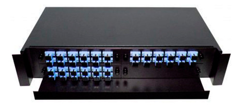 Dio Completo Sc/upc 36 Fibras 19'' Pigtails E Suporte Rack