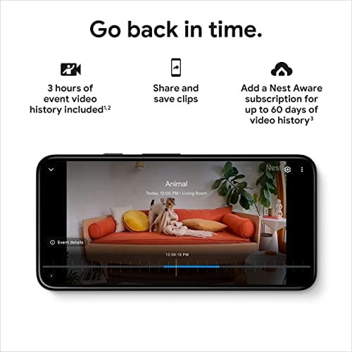 Câmera De Segurança Google Nest (com Cabo) - 2ª Geração - Ni