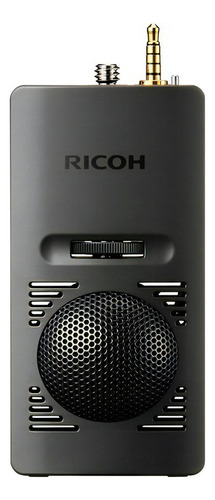 Micrófono Ricoh Ta-1 3d Compatible Con Ricoh Theta V 360 Color negro