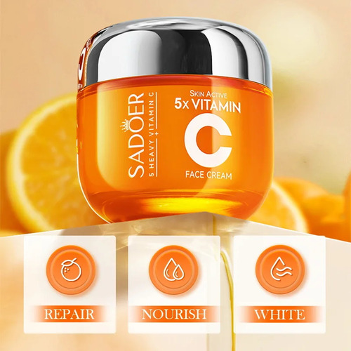 Creme Facial Com Vitamina C Sadoer Cuidados Faciais