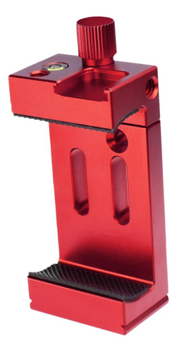 Suporte De Telefone Para Tripé, Braçadeira Vermelho