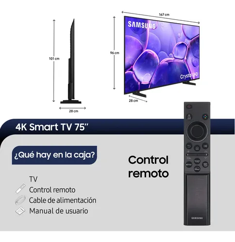 75 Crystal Uhd U8000f 4k Smart Tv (2025)