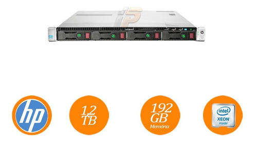 Servidor Hp Proliant Dl360e G8 2xeon 192gb 2x Hds De 600gb  