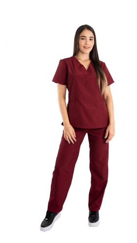 Pack X5 Uniformes Pijama Medica Mujer Antifluido Scrub 