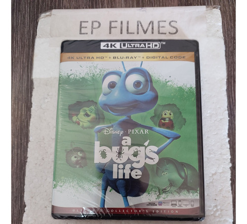 Blu Ray 4k Ultra Hd Vida De Inseto - Pixar - Lacrado