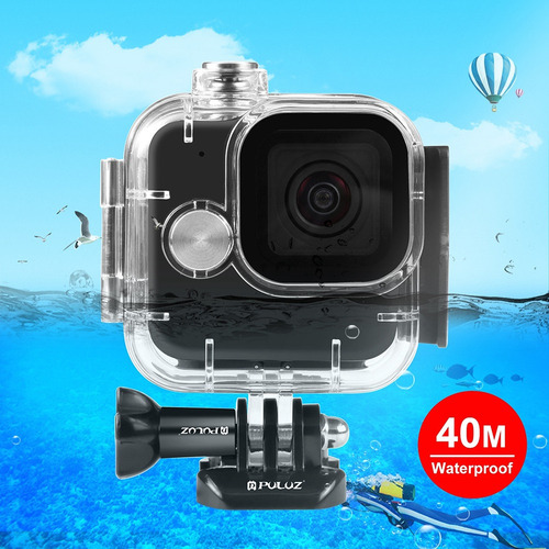 Funda Puluz Para Cámara Deportiva Gopro Hero11 Negra De 40