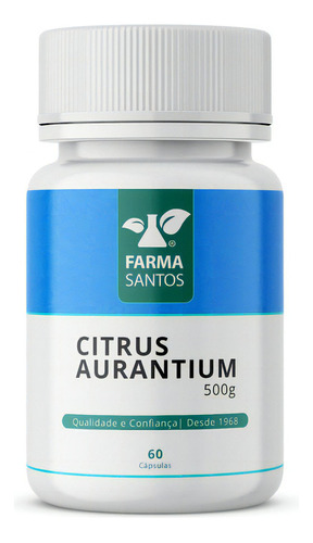 Citrus Aurantium 500mg 60 Cápsulas Sabor Sem Sabor