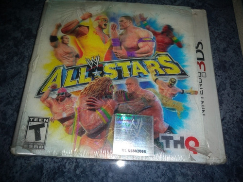 Nintendo 3ds Video Juego Wwe All Stars Original Portada 3d