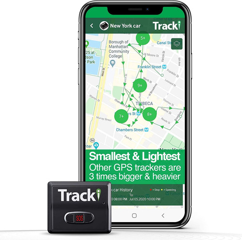 Tracki Mini Gps En Tiempo Real Portátil Vehículos Y Personas