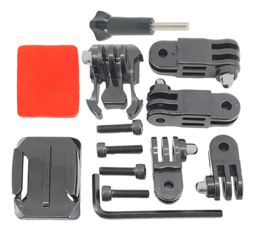 Base Kit Mentón Casco Compatible Gopro Cámara Deportiva Fse
