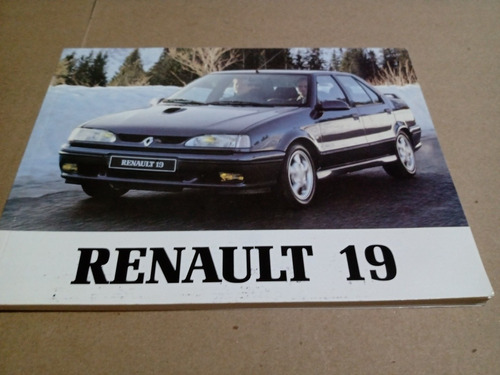 Manual Proprietário Renault 19 Anos 93 1993 94 1994 95 1995 