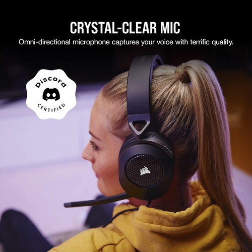 Corsair Hs65 Auriculares De Juegos Con Cable De Múltiples En