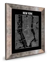 Comprar Cuadro Deco Premium New York Marco Antique Cuadros Vintage