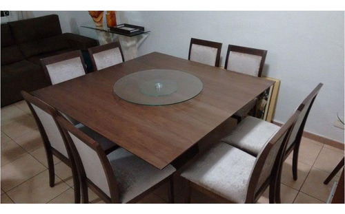 Prato Centro De Mesa Giratório Vidro 8mm Temperado 35cm