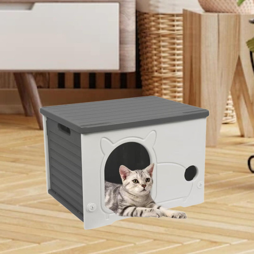Refugio Para Gatos Callejeros, Suministros Impermeables Gris