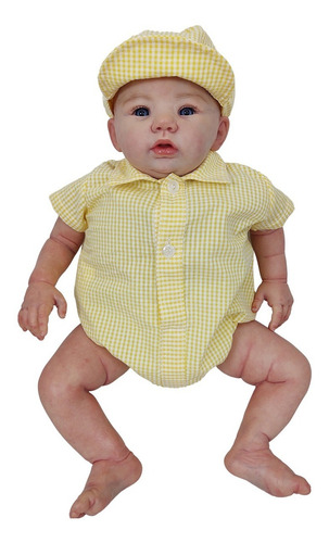 Imagem 2 de 5 de Roupinha Bebe Reborn Menino Masculino C/ Boné Roupa Boneco