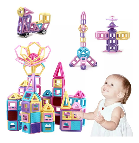 77 Piezas De Juguetes Montessori Para Niños, Bloques De Cons