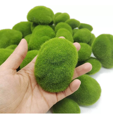 30 Piezas Rocas Musgo Artificial Musgo Falso Jardines Hadas
