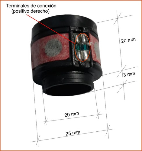 Imagen 3 de 9 de Capsula Universal Para Reparar Micrófonos Dinámicos