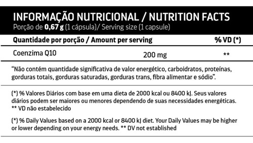 Coenzima Q10 Coq10 200mg 90 Cápsulas Under Labz