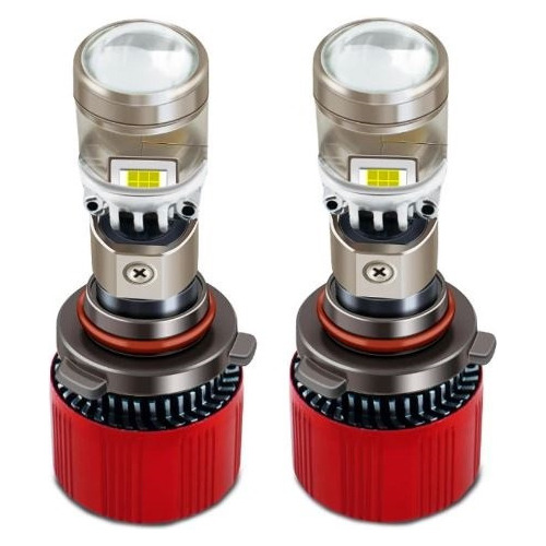 Kit Turbo Foco Led Lupa Auto H8/h9/h11 30000 Lúmenes