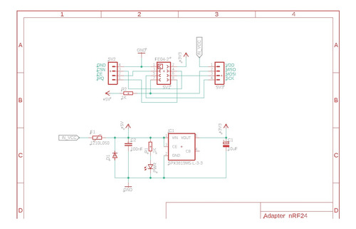 2pz Adaptador Para Nrf24l01+ A Protoboard Arduino Esp32 Pic