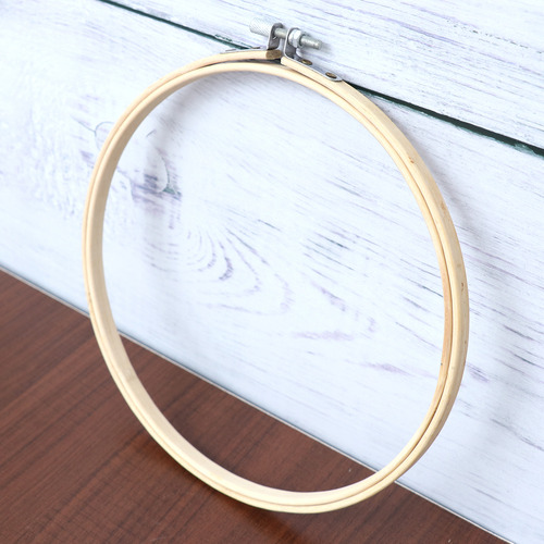 Aro De Madeira Circular De Bordado Diy