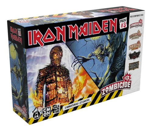 Zombicide 2.0 Iron Maiden Pack 3 Expansão De Jogo Miniaturas