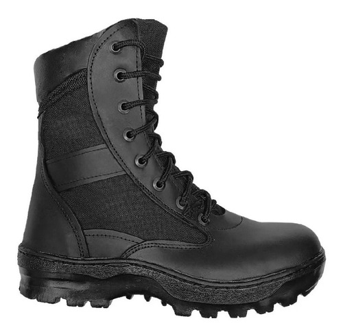 Bota Premium Táctico Borcego Cuero Flor Policía Paintball 