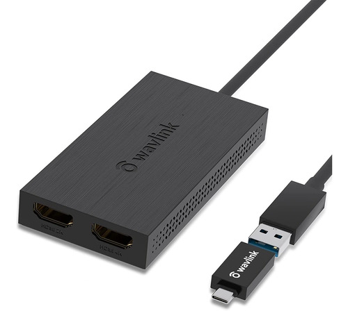 Wavlink Usb C/ Usb 3.0 To Dual Hdmi Display Adapter,4k 30hz 