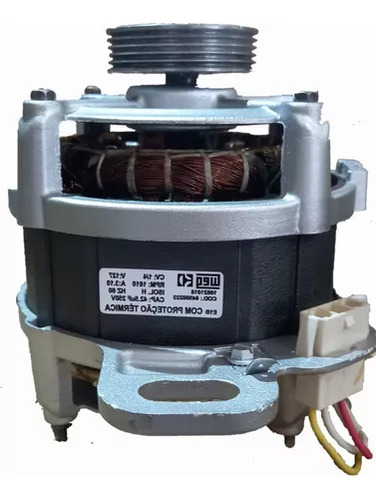  Motor Lavadora Electrolux Polia Estriada,  Bobina Original  (Recondicionado)