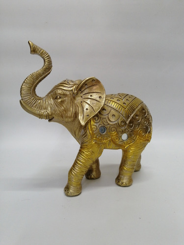 Escultura Elefante Sagrado Hindu En Marmolina Laminilla